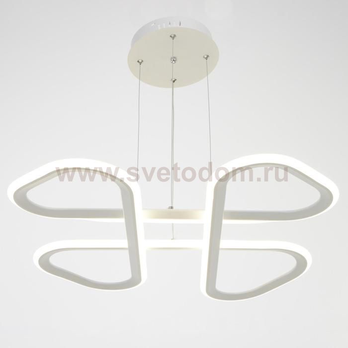 Люстра 71011/1 LED 58Вт 4000К белый 56х56х4-104 см