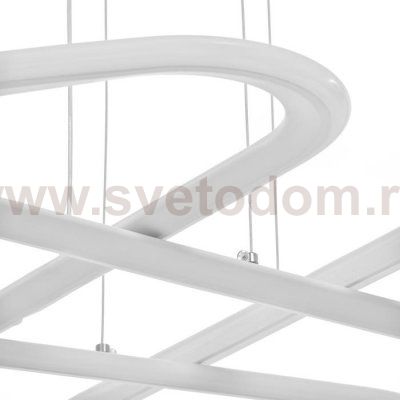 Люстра 71011/1 LED 58Вт 4000К белый 56х56х4-104 см