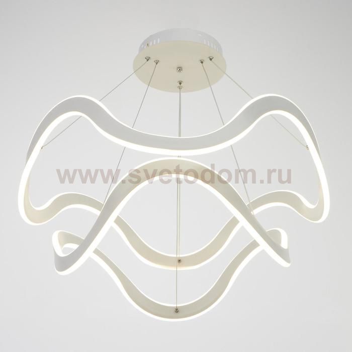 Люстра 71013/2 LED 150Вт 4000К белый 60х60х12-112 см