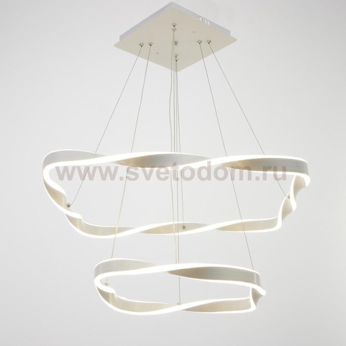 Люстра 71017/2 LED 150Вт 4000К белый 50х50х4-104 см