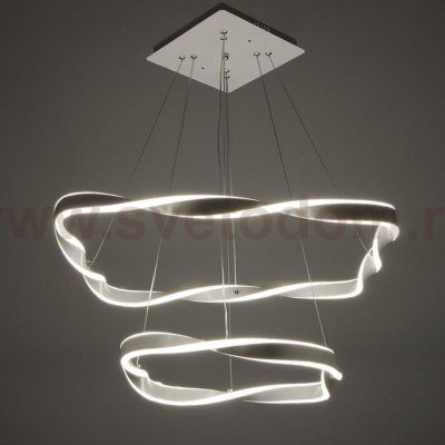 Люстра 71017/2 LED 150Вт 4000К белый 50х50х4-104 см