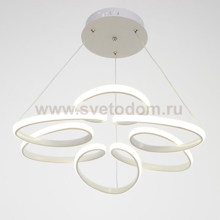Люстра 71018/1 LED 87Вт 4000К белый 52х52х5-105 см