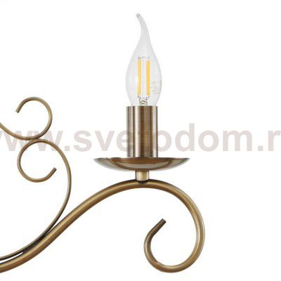 Люстра 73161/3 E14 40Вт бронза 56х56х46 см