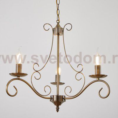 Люстра 73161/3 E14 40Вт бронза 56х56х46 см