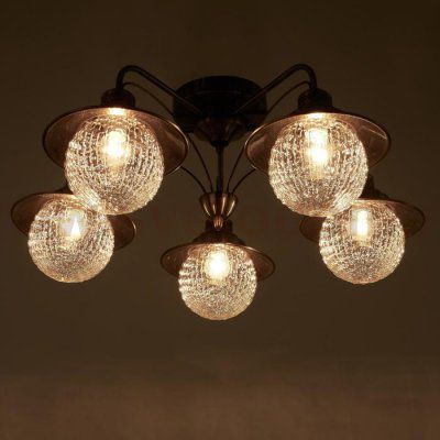 Люстра 73166/5 E27 40Вт бронза 65,5х65,5х29 см