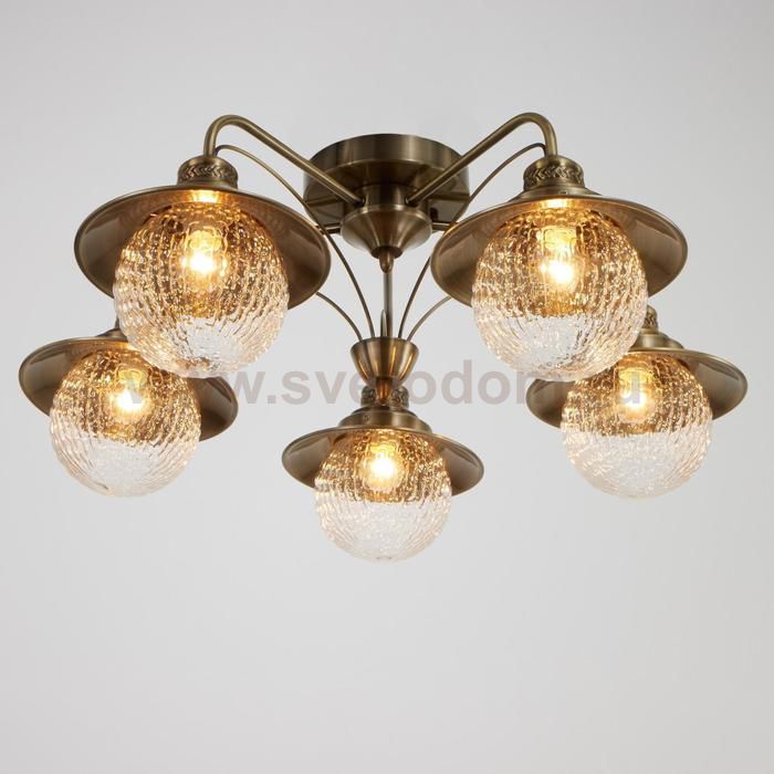 Люстра 73166/5 E27 40Вт бронза 65,5х65,5х29 см