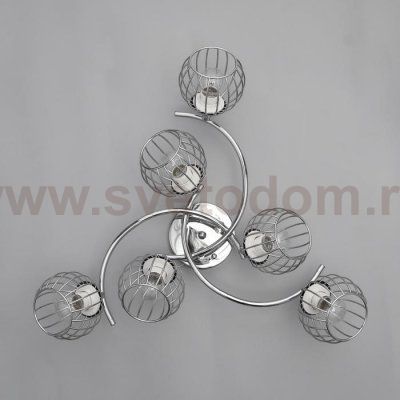 Люстра 73172/6 E27 40Вт хром 60х60х26 см