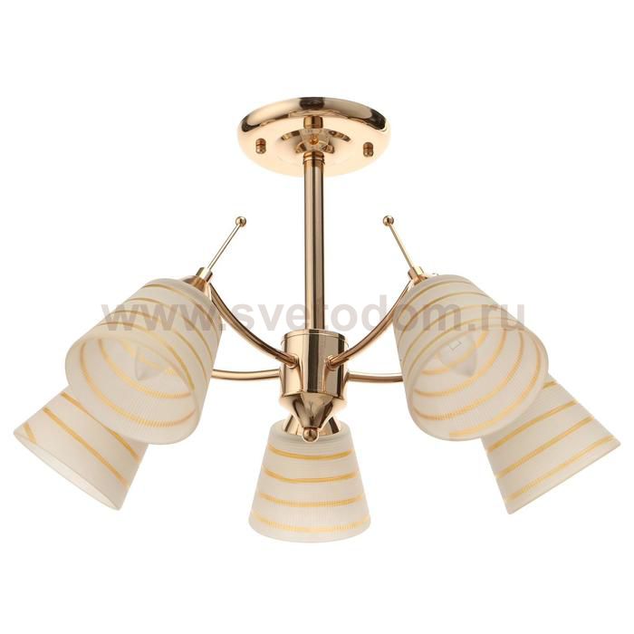 Люстра 73179/5 E27 40Вт золото 58х58х35 см