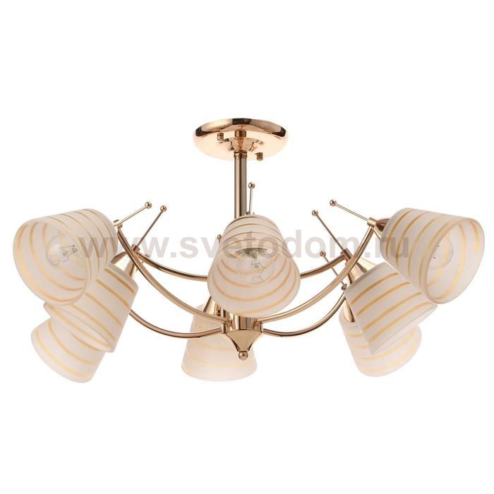 Люстра 73180/8 E27 40Вт золото 77х77х40,5 см