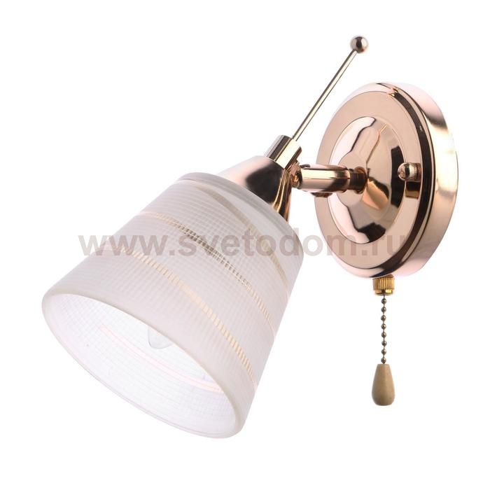 Бра 73181/1 E27 40Вт золото 19х12х22 см