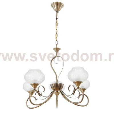 Люстра 73182/5 E27 40Вт бронза 58х58х40 см