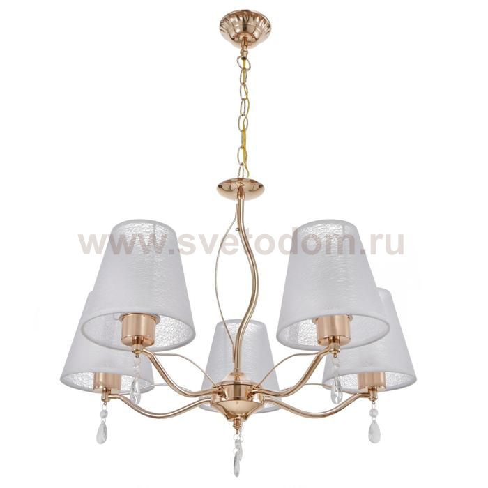 Люстра 73187/5 E14 40Вт золото 68х68х46 см