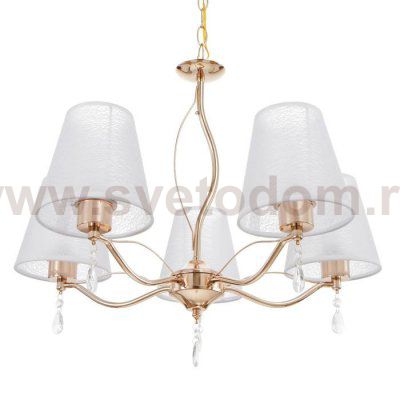 Люстра 73187/5 E14 40Вт золото 68х68х46 см