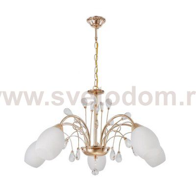 Люстра 73195/5 E27 40Вт золото 78х78х42-73 см