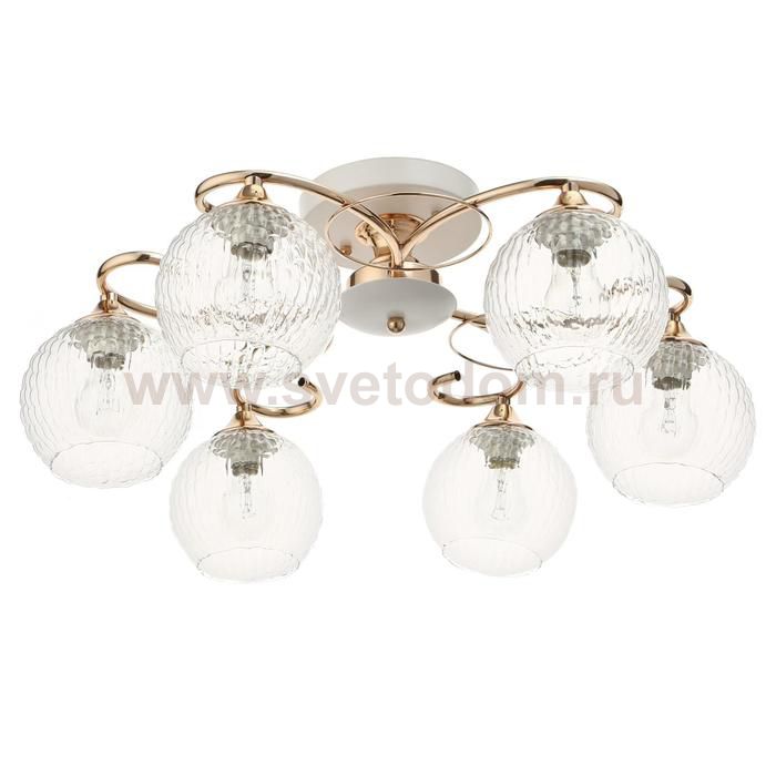 Люстра 73102/6 E27 40Вт белый-золото 59,5х59,5х23 см