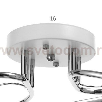 Люстра 73104/4 E27 40Вт хром 56х36х18 см