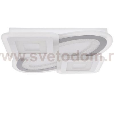 Светильник с ПДУ 60616/1 LED 180Вт белый-серый 50х50х5,5 см