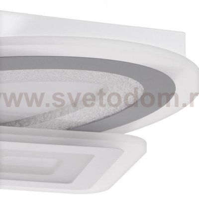 Светильник с ПДУ 60616/1 LED 180Вт белый-серый 50х50х5,5 см