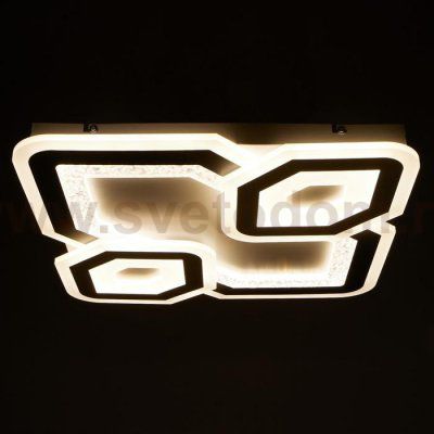 Светильник с ПДУ 60617/1 LED 180Вт белый-серый 50х50х5,5 см