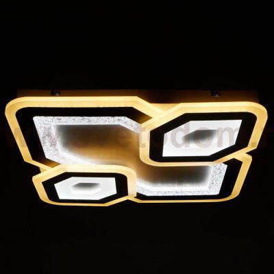 Светильник с ПДУ 60617/1 LED 180Вт белый-серый 50х50х5,5 см