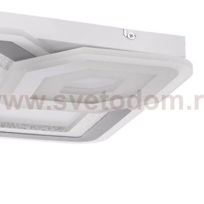 Светильник с ПДУ 60617/1 LED 180Вт белый-серый 50х50х5,5 см