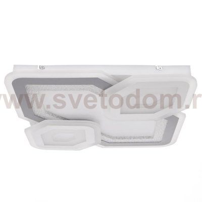 Светильник с ПДУ 60617/1 LED 180Вт белый-серый 50х50х5,5 см