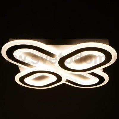 Светильник с ПДУ 60618/1 LED 180Вт белый-серый 52х52х5,5 см