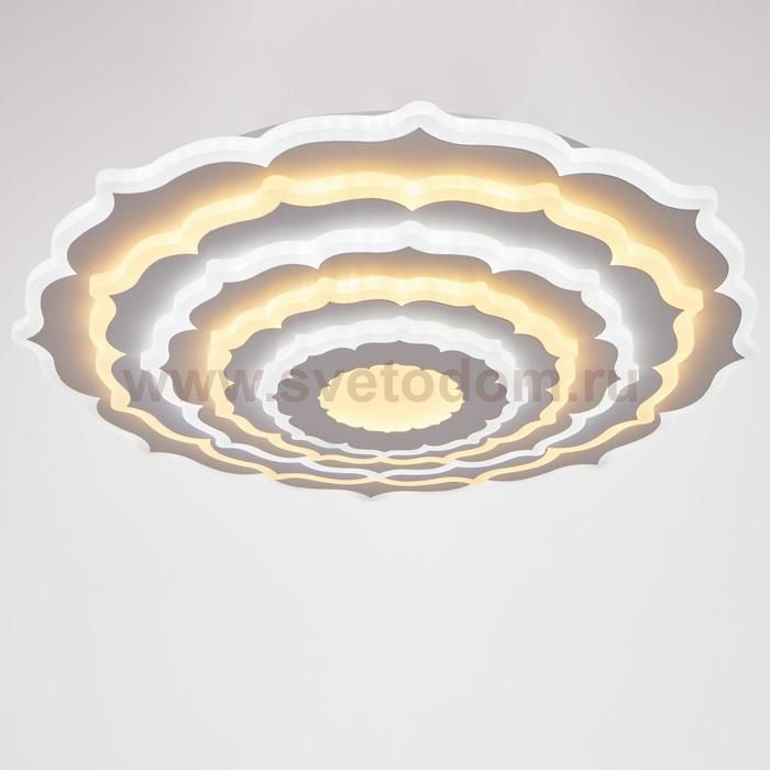 Светильник с ПДУ 60621/1 LED 220Вт белый 50х50х6 см