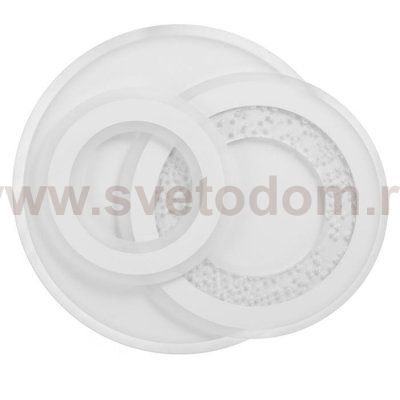 Светильник с ПДУ 60625/1 LED 180Вт белый 50х50х6 см