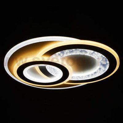 Светильник с ПДУ 60625/1 LED 180Вт белый 50х50х6 см