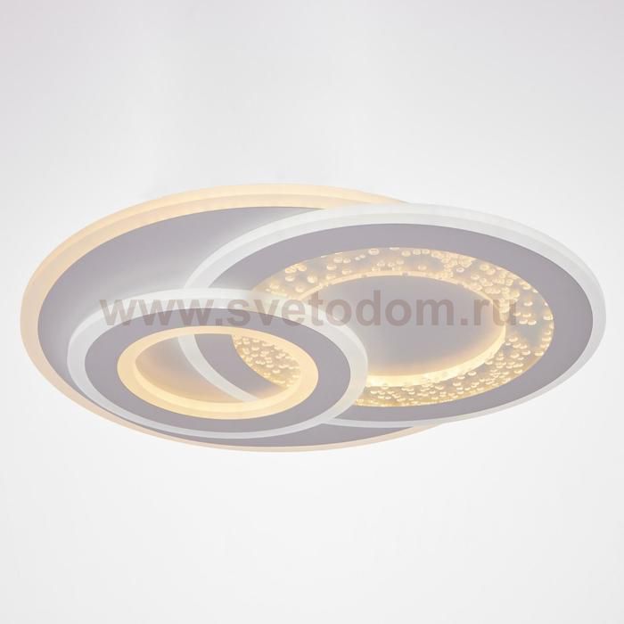 Светильник с ПДУ 60625/1 LED 180Вт белый 50х50х6 см