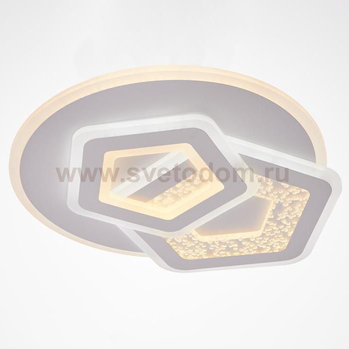 Светильник с ПДУ 60627/1 LED 180Вт белый 50х50х6 см