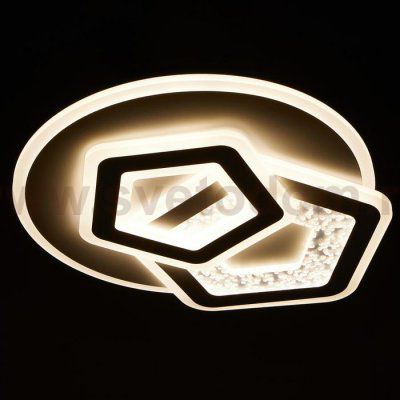 Светильник с ПДУ 60627/1 LED 180Вт белый 50х50х6 см