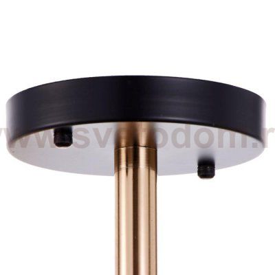 Люстра 86501/6 E27 40Вт черный-золото 63х63х40 см