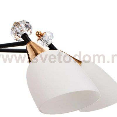 Люстра 86505/5 E27 40Вт черный-золото 70х70х53 см