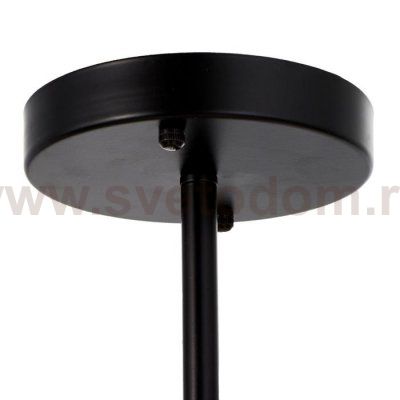 Люстра 86507/6 LED 63Вт 3000-6000К черный-золото 72х72х23 см