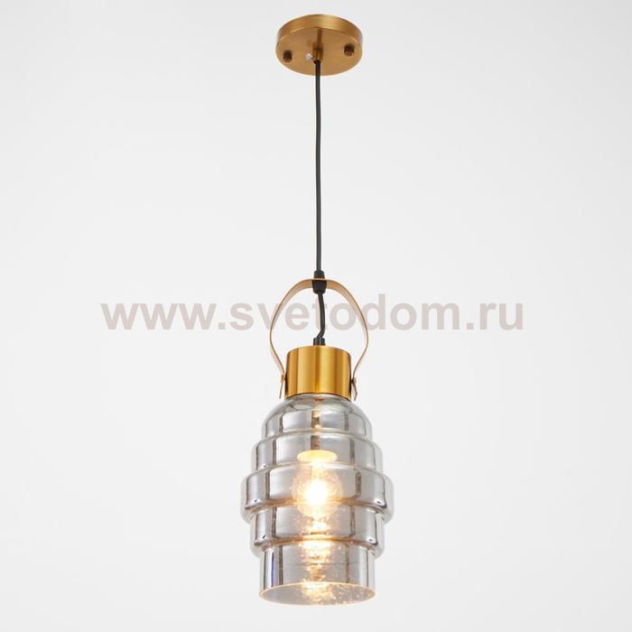 Светильник 88502/1 E27 40Вт черный-золотая медь 14х14х34-134 см