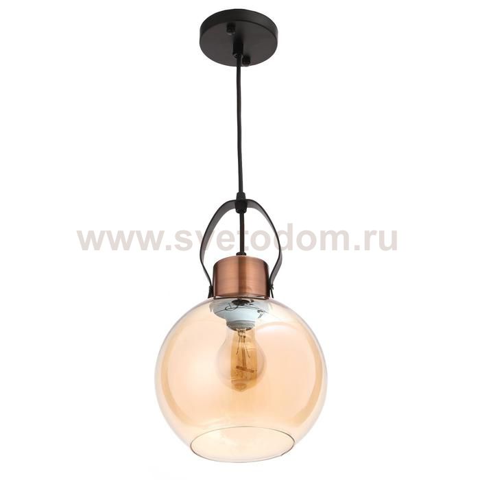 Светильник 88505/1 E27 40Вт красная медь-черный 19х20х31-131 см