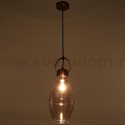 Светильник 88506/1 E27 40Вт золотая медь 16х16х41-141 см