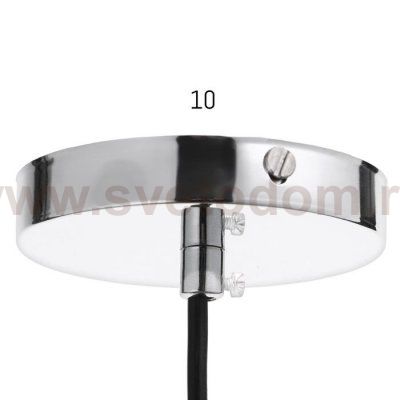 Светильник 88512/1 E27 40Вт хром 15х15х34-134 см