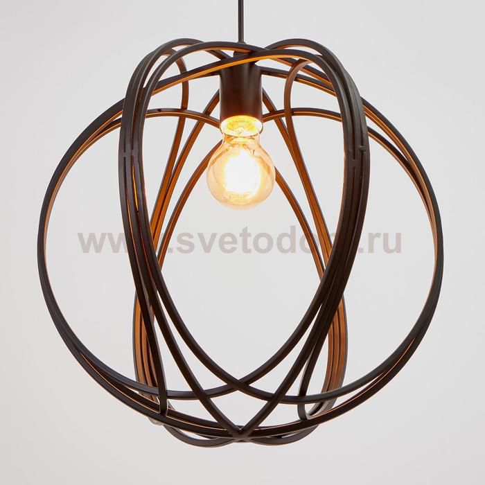 Светильник 34521/1 E27 40Вт черный 36х36х36-136 см