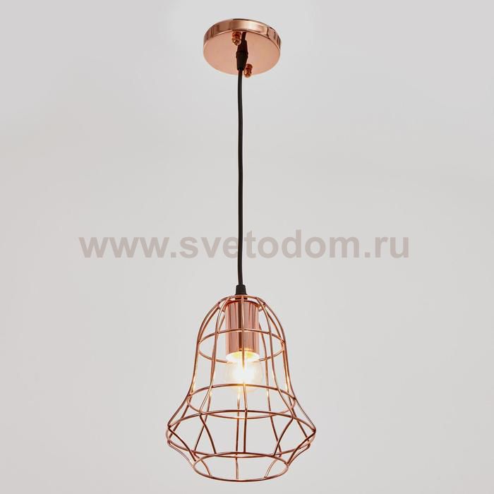Светильник 34525/1 E27 40Вт розовое золото 17,5х17,5х20-120 см