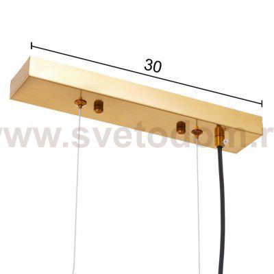 Светильник 34528/3 E27 40Вт золото 80х15х25-125 см