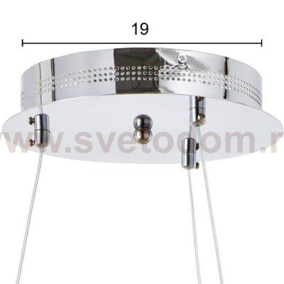 Люстра 59915/1 LED 72Вт 4000К серебро 71х71х20-102 см