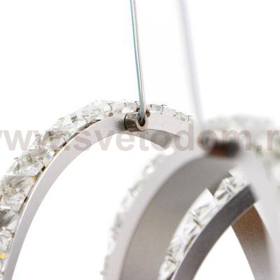 Люстра 59915/1 LED 72Вт 4000К серебро 71х71х20-102 см