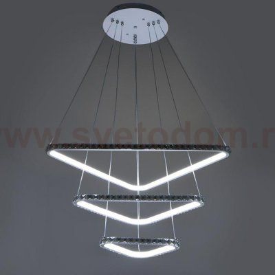 Люстра с ПДУ 59917/3 LED 180Вт 3000-6000К белый 66х66х2,5-102 см