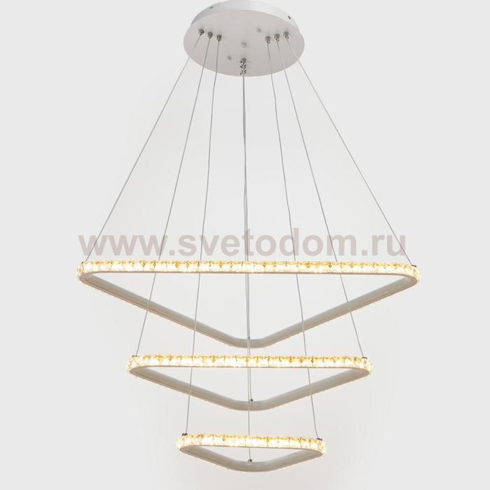 Люстра с ПДУ 59917/3 LED 180Вт 3000-6000К белый 66х66х2,5-102 см