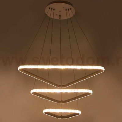 Люстра с ПДУ 59917/3 LED 180Вт 3000-6000К белый 66х66х2,5-102 см