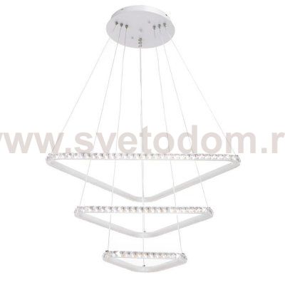 Люстра с ПДУ 59917/3 LED 180Вт 3000-6000К белый 66х66х2,5-102 см