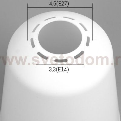 Плафон универсальный пластиковый 